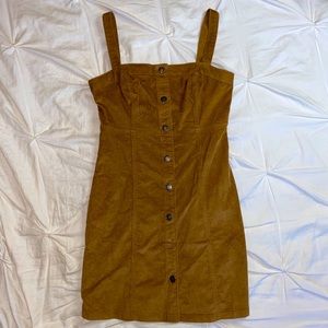 Hollister Corduroy Pinafore Dress